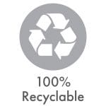 100% Recyclable